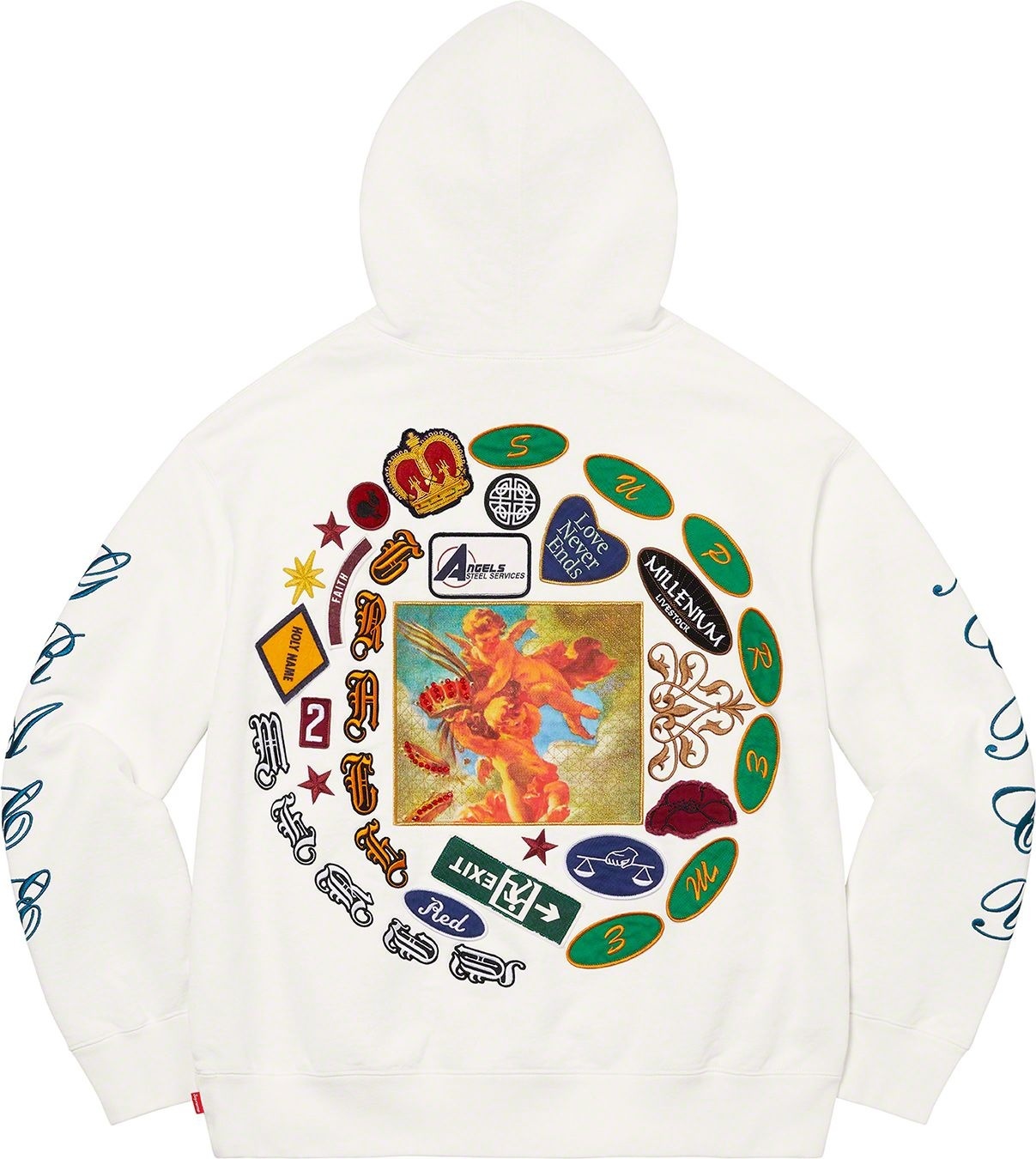 Patches Spiral Hooded Sweatshirt view 19